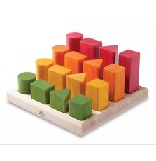 Сортер Wonderworld Мир форм Natural (WED-3121)