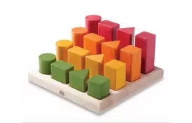 Сортер Wonderworld Мир форм Natural (WED-3121) - Фото