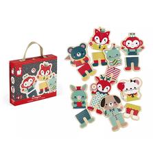 Игровые магнитные фигурки Janod Животные 16 элементов (J08015)