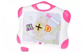 Магнитная доска для обучения Same Toy розовая (009-2042CUt) - Фото