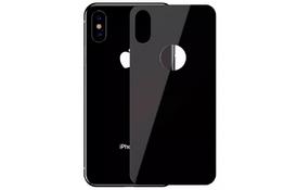 Стекло Baseus для iPhone XS/X 0.3mm Full rear protector Black - Фото
