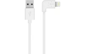 Дата кабель USB 2.0 AM to Lightning 1.2m MIXIT Right angle White Belkin (F8J147BT04-WHT) - Фото
