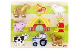 Пазл-вкладыш goki Наша ферма ( 57478G) - Фото