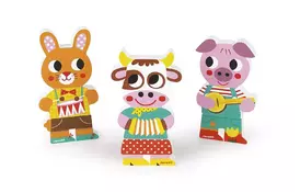 Игровые магнитные фигурки Janod Животные (J08029) - Фото