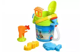 Набор для игры с песком Same Toy Ведерко 6 единиц синее (969Ut-1) - Фото