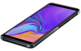 Чехол Samsung Gradation Cover для смартфона Galaxy A7 2018 (A750) Black - Фото