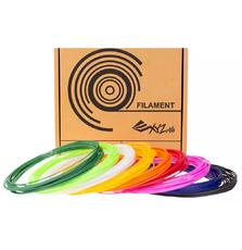 Набор нити для ручки 3D XYZprinting Cool 1.75мм PCA (9 цветов)