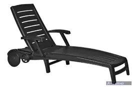 Шезлонг Curver Sparta серый (00304130) - Фото