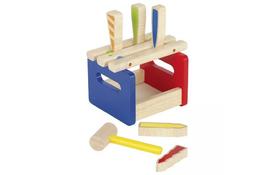 Развивающая игра goki Скамейка с молоточком (58562G) - Фото