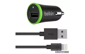 Зарядное устройство Belkin BoostUp Charger + LIGHTNING сable, 1*USB 5V/2.4A (F8J121bt04-BLK) - Фото
