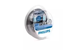Лампа галогенная Philips H7 WhiteVision Ultra, 4200K, 2шт/блистер - Фото