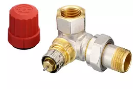 Радиаторный клапан угловой правый Danfoss RA-N 15 термостатический, вх.1/2