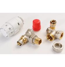 Комплект радиаторных терморегуляторов Danfoss RAS-C2 + RA-N + RLV-S 1/2