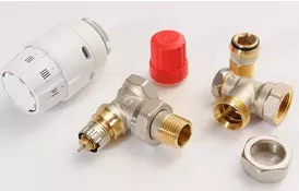 Комплект радиаторных терморегуляторов Danfoss RAS-C2 + RA-N + RLV-S 1/2