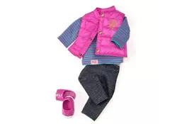 Набор одежды для кукол Our Generation Пушистый жилет (BD30018Z) - Фото