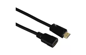 Кабель мультимедийный HDMI M to HDMI F 3.0m HAMA (00122121)  - Фото
