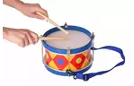 Музыкальный инструмент goki Барабан с шлейкой синий (61982G)