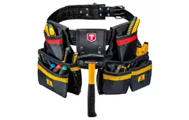 Сумка для інструмента Topex пояс монтажника, 21 кишеня (79R402) - Фото