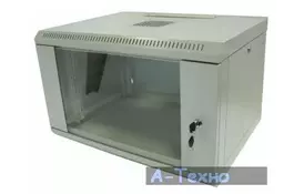 Шкаф настенный 12U 19" 600x450 Hypernet (WMNC-12U-FLAT) - Фото