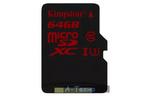 Карта памяти Kingston 64GB microSD class 10 UHS-I U3 (SDCA3/64GBSP)