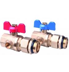 Комплект шаровых кранов Danfoss FHF-BV для подключения коллекторов (088U0822)