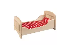 Кроватка для кукол goki натуральная (51701G) - Фото