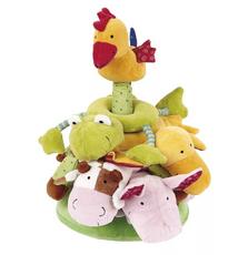 Мягкая игрушка sigikid Пирамидка с животными 30 см (49419SK)