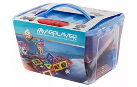 Конструктор Magplayer магнитный набор 88 эл. MPT-88 - Фото