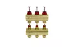 Коллектор теплого пола Danfoss FHF-3F c ротаметрами (088U0523)