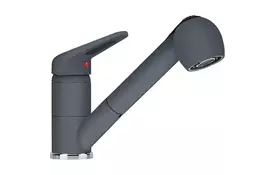 Смеситель Franke NOVARA-PLUS с выносным шлангом Графит  - Фото
