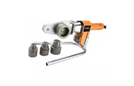 Паяльник электрический Neo Tools для пластиковы труб 650 Вт, 4 насадки, PTFE (21-001) - Фото