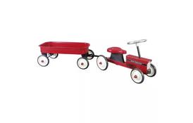 Толокар goki Трактор с тележкой красный (14148G) - Фото