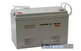 Батарея к ИБП LogicPower LPM MG 12В 100 Ач (3877) - Фото