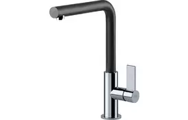 Смеситель кухонный Franke NEPTUNE EVO Хром / Черный (115.0373.930) - Фото