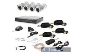 Комплект видеонаблюдения Tecsar AHD 4OUT LUX (6526) - Фото