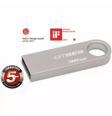 Накопитель USB 2.0 KINGSTON DTSE9 32GB Metal Silver (DTSE9H/32GB)