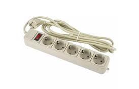 Мережевий фільтр Logan SFG5-5 5 м 5 розеток Grey - Фото