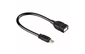 Дата кабель USB 2.0 Mini 5P to AF OTG 0.1m Atcom (12822) - Фото