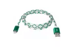 Дата кабель USB08-03LT USB - Micro USB, GreenLED backlight, 1m Defender (87557)