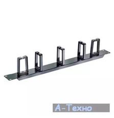 Кабельный организатор 19" 1U 5 пластиковых колец Hypernet (CM-5P)