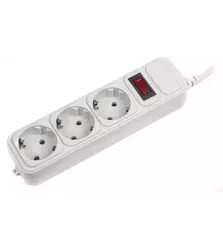 Сетевой фильтр питания Maxxter SPM3-G-10G серый 3 м кабель, 3 розетки (SPM3-G-10G)