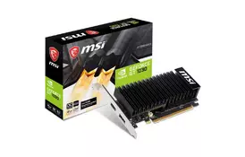Відеокарта MSI GeForce GT1030 2048Mb Silent OC (GT 1030 2GHD4 LP OC) - Фото