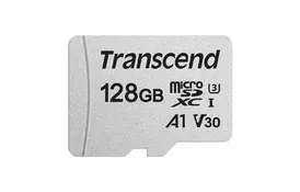 Карта пам'яті Transcend 128GB microSDXC class 10 UHS-I U3 A1 (TS128GUSD300S) - Фото