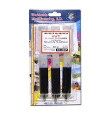 Заправочный набор WWM Canon PG-40/PG-37 (3 x 20мл) Black Pigmented (IR3.C40/BP)