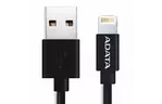 Дата кабель USB 2.0 – Lightning 1.0m Black ADATA (AMFIPL-100CM-CBK)