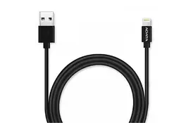 Дата кабель USB 2.0 – Lightning 1.0m Black ADATA (AMFIPL-100CM-CBK) - Фото