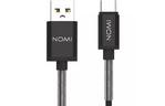 Дата кабель USB 2.0 AM to Type-C 1.0m DCMQ Black Nomi (316208)