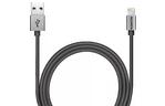 Дата кабель USB 2.0 – Lightning 1.0m Titanium ADATA (AMFIAL-100CMK-CTI)