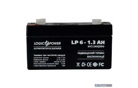 Акумуляторна батарея LogicPower LPM 6В 1.3 Ач (4157) - Фото Акумуляторна батарея LogicPower LPM 6В 1.3 Ач (4157) - Фото