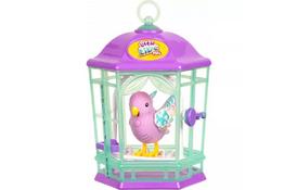 Интерактивная игрушка Moose Птичка в клетке Little Live Pets Rainbow Glow (28547) - Фото